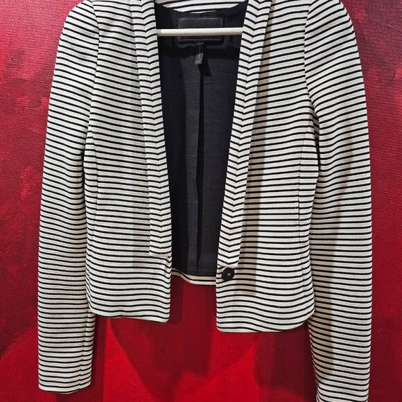 BCBGMAXAZRIA Cotton Blend Single Button Sweater Jacket Size XXS - Picture 4 of 6